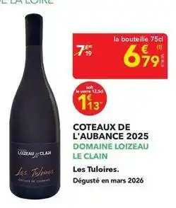 METRO Mars - coteaux de l'aubance 2025 offre