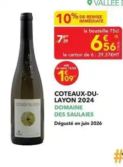 METRO Coteaux-du-layon 2024 offre