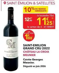 METRO Cuvée georges meunier offre