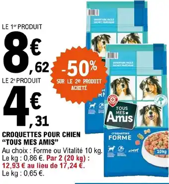 E.Leclerc Croquettes Pour Chien offre