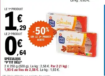 E.Leclerc Spéculoos offre