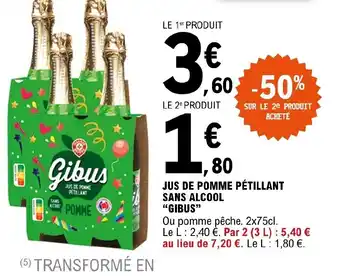 E.Leclerc Jus de Pomme Pétillant offre