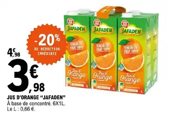 E.Leclerc Jus d'Orange Jafaden offre