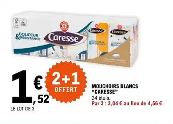 E.Leclerc Mouchoirs Blancs offre