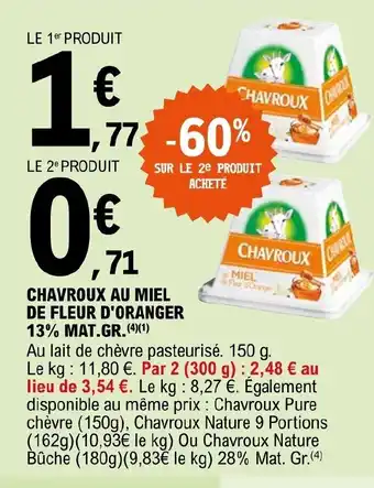 E.Leclerc Chavroux Au Miel offre