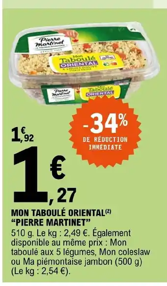 E.Leclerc Mon Taboulé Oriental offre