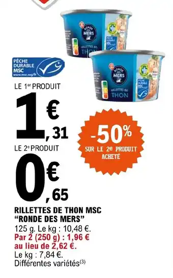 Rillettes de Thon MSC