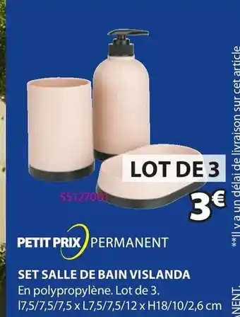 JYSK Set salle de bain vislanda offre