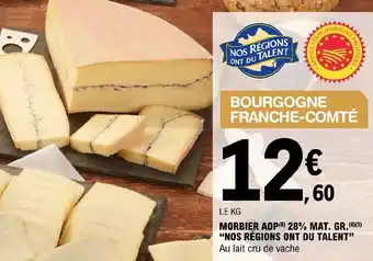 E.Leclerc Morbier AOP 28% Mat Gr offre