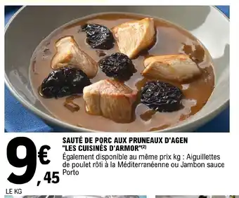 E.Leclerc Sauté de Porc Aux Pruneaux d'Agen offre