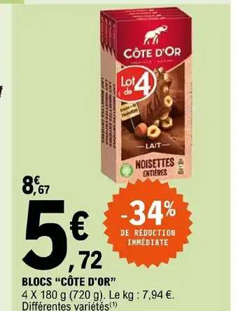 E.Leclerc Blocs Côte d'Or offre