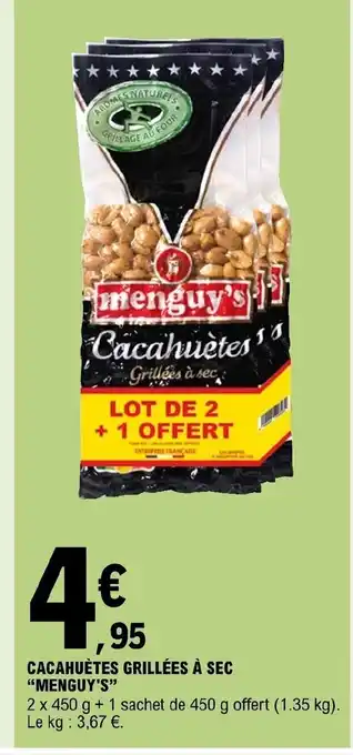 E.Leclerc Cacahuètes Grillées à Sec offre