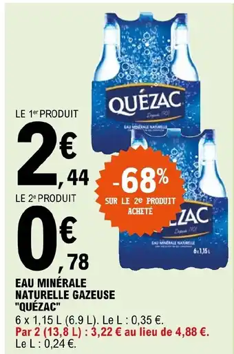 E.Leclerc Eau Minérale offre