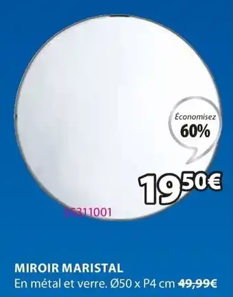 JYSK Miroir martistal offre