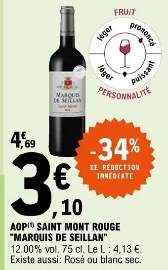 E.Leclerc AOP Saint Mont Rouge offre