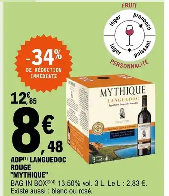 E.Leclerc AOP Languedoc Rouge offre