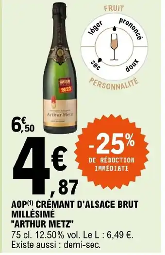 E.Leclerc AOP Crémant d'Alsace Brut offre