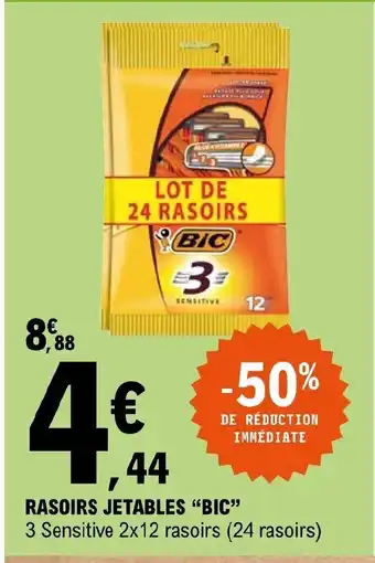 E.Leclerc Rasoirs Jetables Bic offre