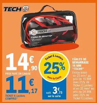 E.Leclerc Câbles de Démarrage offre