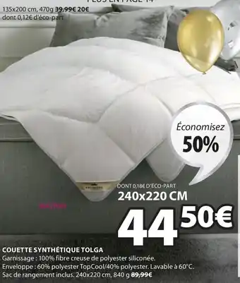 Couette Synthétique tolga