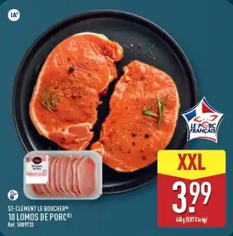 ST-CLÉMENT LE BOUCHER 10 LOMOS DE PORC