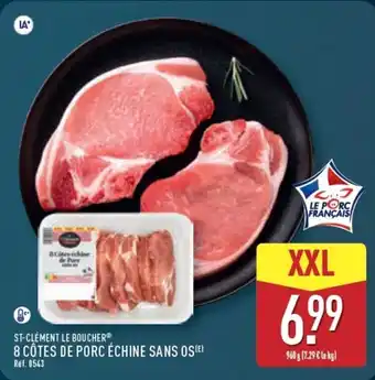 ST-CLÉMENT LE BOUCHER 8 CÔTES DE PORC ÉCHINE SANS OS(E)