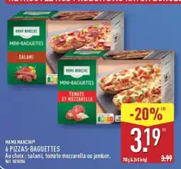 ALDI MAMA MANCINI 6 PIZZAS-BAGUETTES offre