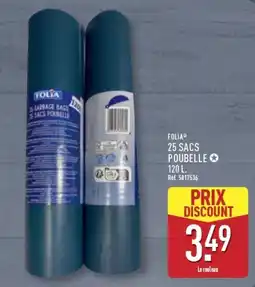 ALDI FOLIA Sacs poubelle offre