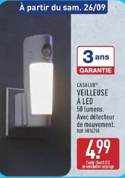 ALDI CASALUX VEILLEUSE À LED offre