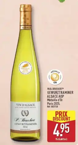 ALDI PAUL BRUCKERT GEWURZTRAMINER offre