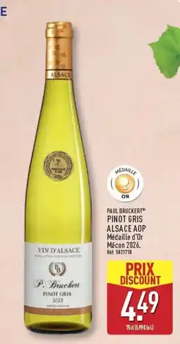 ALDI PAUL BRUCKERT PINOT GRIS offre
