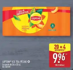 ALDI Lipton ICE TEA PÊCHE offre