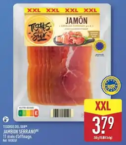 ALDI TESOROS DEL SUR JAMBON SERRANO offre