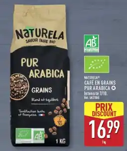 ALDI NATURELA Café en grains Pur Arabica offre