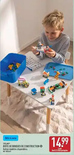 ALDI TOYLINO BOÎTE DE BRIQUES DE CONSTRUCTION offre
