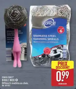 ALDI POWER FORCE BOULE INOX offre