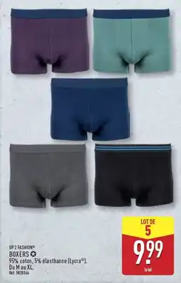 ALDI UP 2 FASHION BOXERS offre