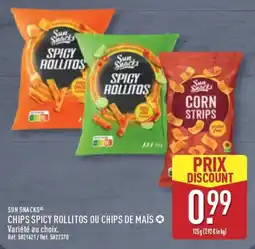 ALDI Sun Snacks Chips Spicy Rollitos offre