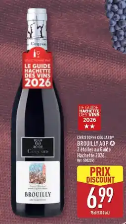 ALDI CHRISTOPHE COQUARD BROUILLLY AOP offre