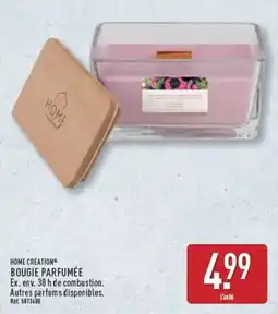 ALDI HOME CREATION BOUGIE PARFUMÉE offre
