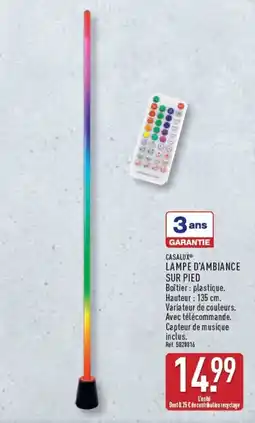 ALDI CASALUX LAMPE D'AMBIANCE SUR PIED offre