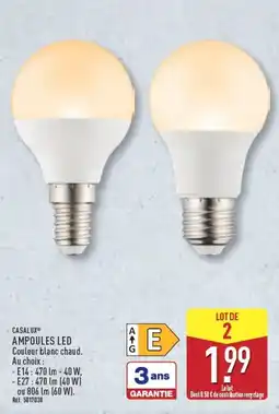 ALDI CASALUX AMPPOULES LED offre