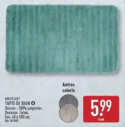 ALDI NOVITESSE TAPIS DE BAIN offre