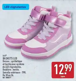 ALDI L&D° BASKETS LED offre
