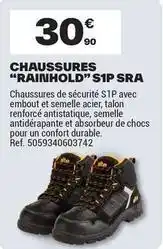 Brico Dépôt Durable - chaussures rainhold sip sra offre