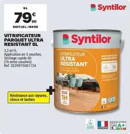 Brico Dépôt U - vitrificateur parquet ltra resistant offre