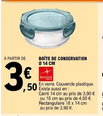 E.Leclerc Boîte de Conservation offre