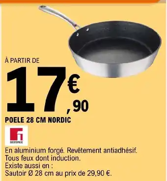 Poele 28cm Nordic
