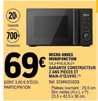E.Leclerc Micro-Ondes offre