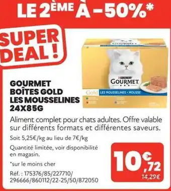 GOURMET BOÎTES GOLD